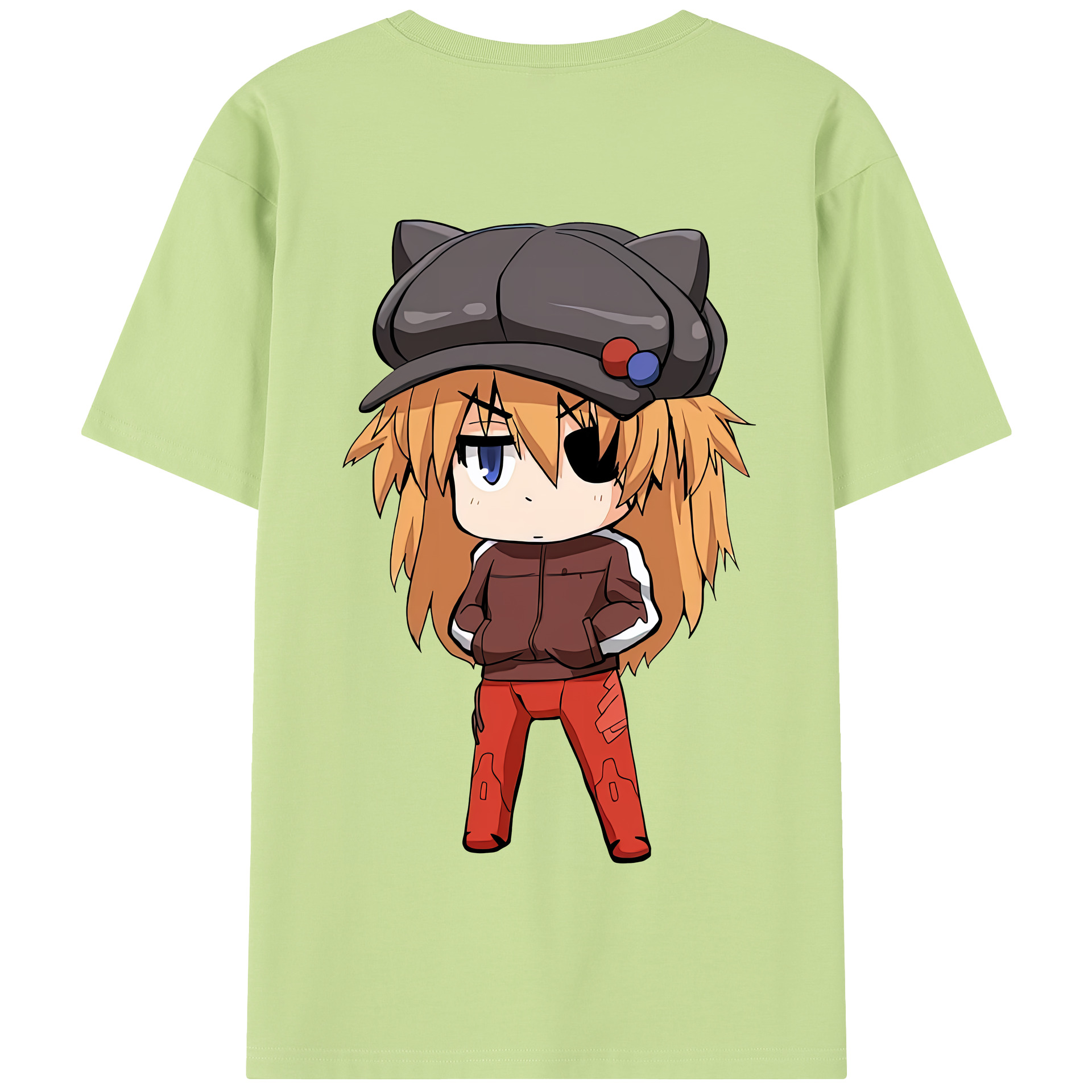 （画像用） EVA 新世紀エヴァンゲリオン 綿100％半袖Tシャツ（背面プリント）